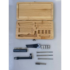 Ensemble de 20 outils à main en acier au carbone pour la maison avec étui rigide et porte-embouts OEM - Product Image 5
