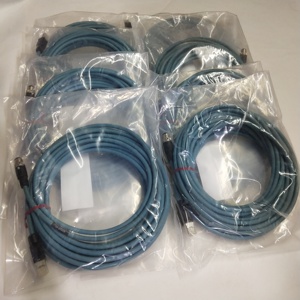 NOUVEAU Câble Ethernet OP-87459 M14 4 broches vers RJ45, longueur 10 m - Product Image 2