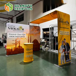 Cabina de exposición de <span class=keywords><strong>2x2</strong></span>, 3x3 metros, gran oferta, cabina de Feria Comercial emergente de 10x10, cabina de publicidad de pie personalizada - Product Image 1