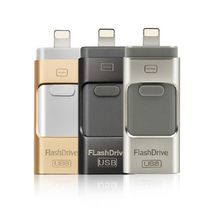 Custom a buon mercato <span class=keywords><strong>Otg</strong></span> USB Flash Drive 3 in 1 3.0 in metallo 32gb 64gb 128Gb 256Gb 512Gb <span class=keywords><strong>OTG</strong></span> USB Drive per Samsung, Huawei, Xiaomi, <span class=keywords><strong>iPhone</strong></span> - Product Image 1