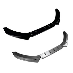 Kit de Carrocería para Audi <span class=keywords><strong>A4</strong></span> S4 B8.5 2013 <span class=keywords><strong>2014</strong></span> 2015 2016, Lip Delantero Negro Brillante ABS, Divisor de Parachoques Delantero - Product Image 2