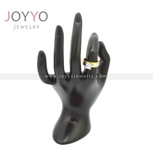 Custom Rvs Trouwringen Romantische Diamond Engagement Paar Ringen - Product Image 5