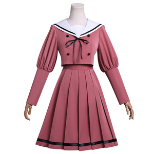 Conjunto de Disfraz de <span class=keywords><strong>Anime</strong></span> para Halloween con Flores Fragantes, Uniforme Escolar de Echo, Vestido Diario de Poliéster para Mujer Adulta, En Stock - Product Image 5