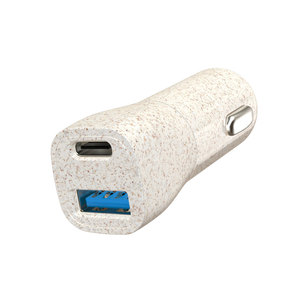 ที่ชาร์จใน<span class=keywords><strong>รถ</strong></span>ยนต์แบบ USB คู่ PD 20W ชาร์จเร็ว 18W ทนทาน เป็นมิตรกับสิ่งแวดล้อม อะแดปเตอร์โทรศัพท์มือถือใน<span class=keywords><strong>รถ</strong></span>ยนต์ พร้อมระบบป้องกันด้วยชิปอัจฉริยะ สำหรับแท็บเล็ต - Product Image 1