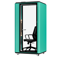 Cabine insonorisée modulaire de paquet plat de cosse de bureau pour le démontage et l'installation rapides