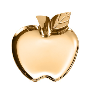 Biểu Tượng Tùy Chỉnh Thép Không Gỉ Thực Phẩm Phục Vụ Khay Kim Loại Của <span class=keywords><strong>Apple</strong></span> Hình Dạng Trái Cây Snack Bữa Ăn Tối Tấm Khay - Product Image 1