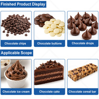 Ligne de production automatique ORME pour la fabrication de petits boutons de chocolat et de pépites de chocolat