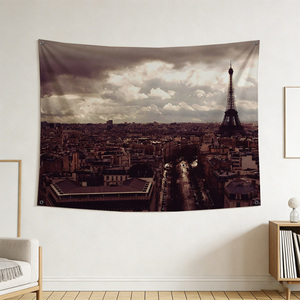 Drapeau de la silhouette de <span class=keywords><strong>Paris</strong></span> 90x150cm - Réchauffez chaque espace - Prêt pour les cafés, bars, maisons et fêtes - Product Image 5