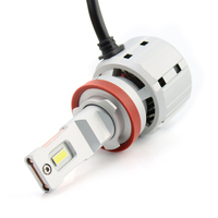 Ampoule de phare LED CANBUS X20 H10 à haute luminosité H7 H4 H11 H8 9005 9006 65W 12000LM avec ventilateur de refroidissement pour phare LED de voiture