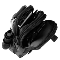 Pochette tactique Molle pour téléphone, pochettes utilitaires EDC, sac banane, petit étui pour téléphone portable, poche pour outils et gadgets pour hommes