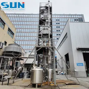 Colonna di distillazione dell'alcool della torre di rettifica dell'etanolo 600-620 kg/h montabile su Skid