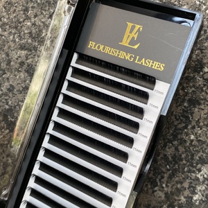 Top chất lượng phổ biến thuần chay cá nhân nhãn hiệu riêng lông mi mở rộng 7-16mm J B C D russians khối lượng mềm Lash mở rộng - Product Image 2