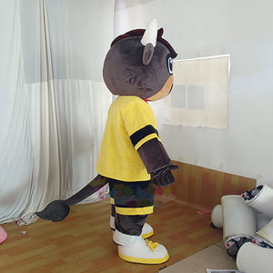 Disfraz de Mascota de <span class=keywords><strong>toro</strong></span> de peluche Dibujos animados duraderos y perfectos para parques temáticos y festivales Promociones Carnavales - Product Image 3
