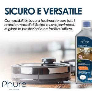 Phure Concentrated Detergent 1000ml For <b>Floor</b> <b>Cleaning</b> And Vacuuming Robots Multisurface Sanitizer Streak Free - Product Image 2