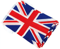 Guirlande de Drapeaux Promotionnels Gahumi Coupe d'Europe 24 Équipes Nationales 14x21cm