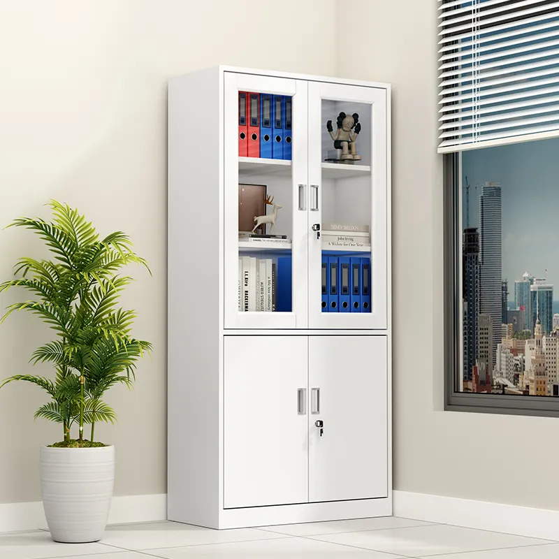 PULAGE Office Furniture Steel Cupboard Fire Resistant Filing Cabinet