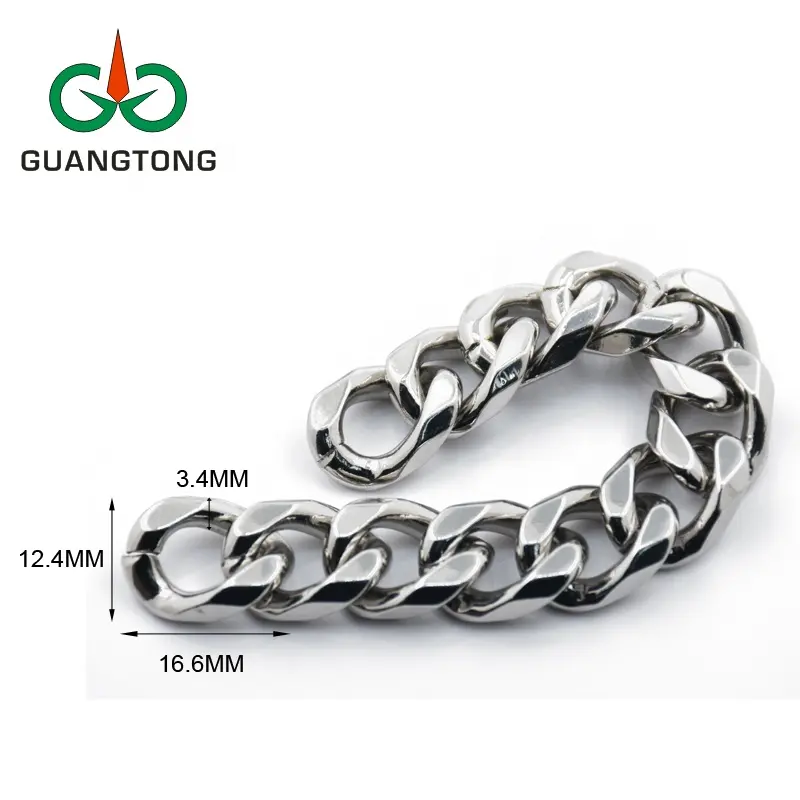 Silver Metal Chain High Quality Bag Accessories Iron Silver Metal Chains For Handbag