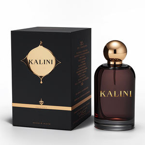 环保产品2024定制贴纸标志空纸板纸盒豪华香水样品盒 - Product Image 1