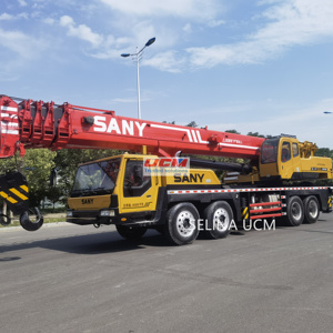 แซนีรถบรรทุกมือสอง Stc750เครนขนาด25ตันมอเตอร์รับน้ำหนักได้สูงสุด49.5เมตรยกได้สูงเคลื่อนที่ได้ - Product Image 2