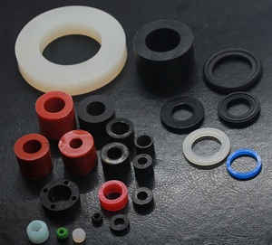 Tùy chỉnh NBR Silicone FKM EPDM NBR đen cao su Spacer chống rung cao su Gasket O-ring phẳng Fastener cao su <span class=keywords><strong>bumper</strong></span> máy giặt - Product Image 2