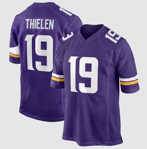 Venta al por Mayor de la Camiseta de Minnesota 2026 de <span class=keywords><strong>Justin</strong></span> 18 # Jefferson 9 # McCarthy 15 # Turner 1 # Jersey de Fútbol Americano Cosido de Primera Calidad Murray - Product Image 5