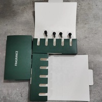 Testeur d'échantillons de parfum personnalisé 1ml 2ml 8pc 9pc 10pc Ensemble de découverte de flacons Boîte en papier noir avec feuille d'or