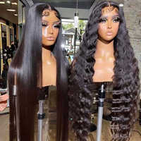 Échantillon gratuit de faisceaux de cheveux humains, 10A extensions de cheveux bruts non transformés à cuticule alignée, vendeurs de cheveux vierges brésiliens de vison