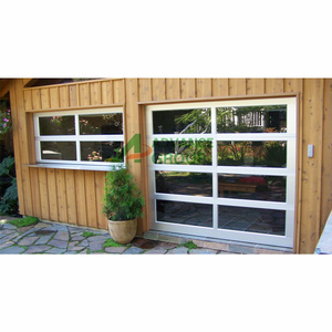 Portes de <span class=keywords><strong>garage</strong></span> sectionnelles en aluminium et verre personnalisées pour projets de construction, portes de <span class=keywords><strong>garage</strong></span> isolantes électriques à enroulement pour maisons résidentielles - Product Image 2