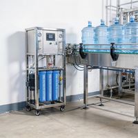 Machinerie de traitement d'eau déionisée ultra pure de laboratoire à faible coût, 0,25 t/h