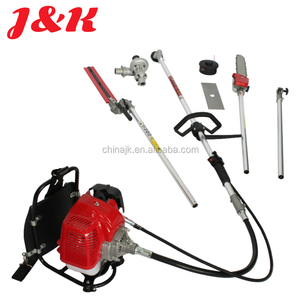 Macchina tagliaerba multifunzione a 2 tempi a zaino con palo motosega <span class=keywords><strong>tagliasiepi</strong></span> sega pulita e testa tagliaerba - Product Image 1