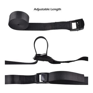 Correa de Amarre Personalizada de 1.5" (38mm), Correas de Sujeción Resistentes con Hebillas de Leva para Camiones, Barcos, Motocicletas, Kayaks, Canoas, Remolques - Product Image 3