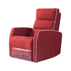 الساخن بيع الجلود مستلق كرسي كهربائي الخشب أريكة كرسي الترفيه الذكية أريكة صالة كرسي