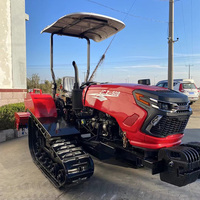 Traktor Crawler Mesin Diesel China Chisheng 25-140HP Penggerak Gigi Traktor Pertanian Produktivitas Tinggi untuk Dijual