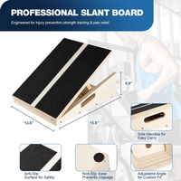 Planche inclinable réglable à 5 positions Surface antidérapante planche extensible inclinée en bois mollet ischio-jambiers flexibilité planche inclinée