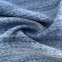 Matériau métallique en gros 100% polyester 75D impression en mousseline de soie avec finition douce et bonne chute