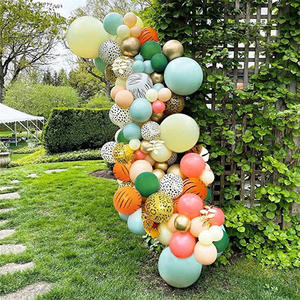 Jungle ballon guirlande imprimé animal ballon Tropical Hawaiian Woodland Zoo thème fête d'anniversaire bébé - Product Image 3