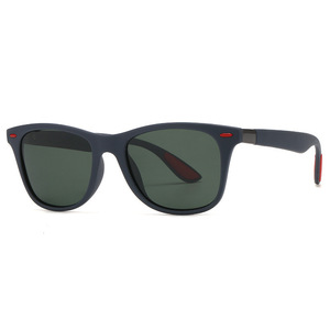 Lunettes de soleil polarisées carrées classiques pour hommes, prêtes à l'emploi, pour le cyclisme en extérieur, protection UV, pour le sport et la conduite - Product Image 4