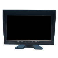 Déclencheur DC mâle d'aviation 10.1 pouces connecter MDVR ou caméra large tension IPS AHD affichage moniteur haute définition