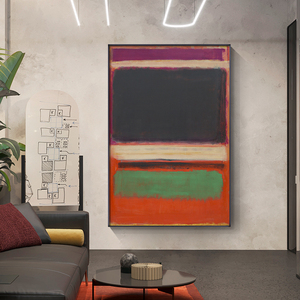 Tranh Treo Tường Hiện Đại Khách Sạn Trang Trí <span class=keywords><strong>Mark</strong></span> Rothko In Tranh Tường Nghệ Thuật Treo Tường Bức Tranh Trừu Tượng Lớn - Product Image 2