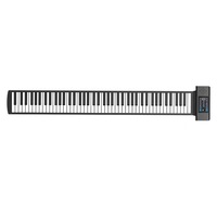 Portable 88 Touches Flexible En Caoutchouc De Silicone Portable Électronique Enfants Doux Clavier Roll Up Piano