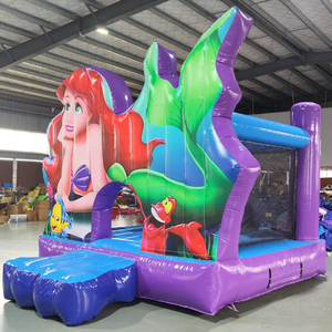 Château gonflable K-POP de qualité commerciale, château gonflable de dessin animé sirène <span class=keywords><strong>pour</strong></span> enfants, <span class=keywords><strong>location</strong></span> <span class=keywords><strong>pour</strong></span> fêtes en plein air - Product Image 2