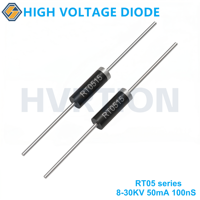 Diodo de Alto Voltaje RT0508G 8KV 50mA 100nS, Diodo de Recuperación Rápida para Rectificador de Alto Voltaje, para Fuente de Alimentación Médica de Rayos X