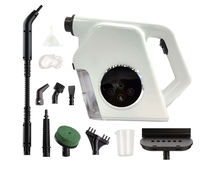 Nettoyeur vapeur avec réservoir de détergent, verrou de sécurité, vapeur pressurisée multifonctionnelle, nettoyeur vapeur portatif pour utilisation en extérieur, voiture, cuisine, salle de bain