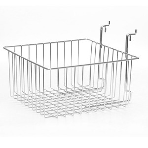 Panier en fil métallique multifonctionnel à grille noire pour étalage <span class=keywords><strong>de</strong></span> magasin en acier - Product Image 3
