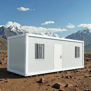 Casa Contenedor Prefabricada Modular Desmontable de Diseño Nuevo y Lujoso para Hoteles y Campamentos <span class=keywords><strong>con</strong></span> Techo Inclinado - Product Image 5