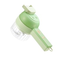 Elektrische roestvrijstalen plastic groentehakker 250ML USB mini-voedselhakker knoflookpers duurzaam voor thuisgebruik