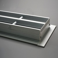 Diffuseur d'air linéaire en aluminium Diffuseur linéaire à fentes LSD-B1