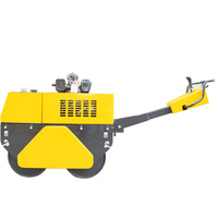 Livraison gratuite 500 kg 1 tonne 2 tonnes 3 tonnes Mini rouleau compresseur routier Rouleau compresseur hydraulique Rouleau compresseur vibratoire