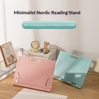 Étagère à livres multifonctionnelle en plastique pour enfants avec support de tablette réglable pour les étudiants qui étudient et les cours en ligne Modèle Hr0696