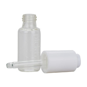 Customized 5ml,6ml,10ml,20ml Tube Glass <strong>Bottle</strong> with Plastic White Press Button Dropper <strong>Pipette</strong> - Product Image 2